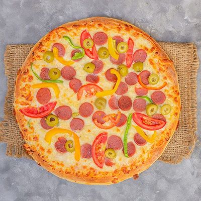 Oriental Hot Dog Pizza