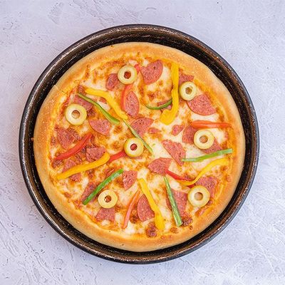 Hot Dog Oriental Pizza