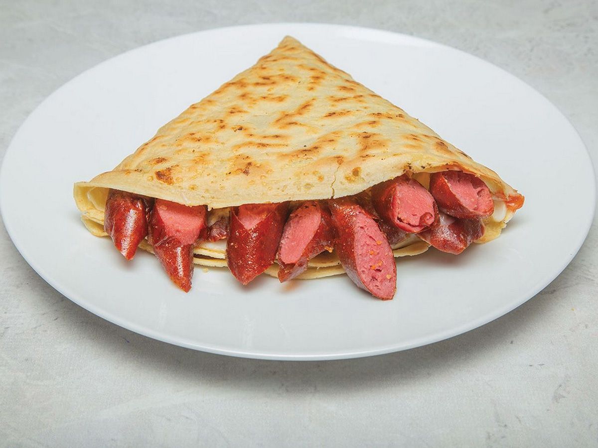 Hot Dog Crepe