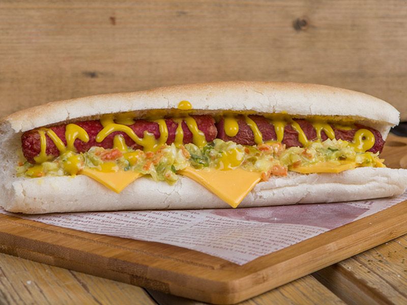 Sausage With Eggs Sandwich