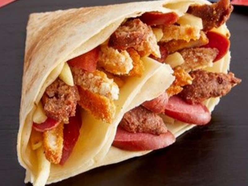 Chicken Sausage Crepe