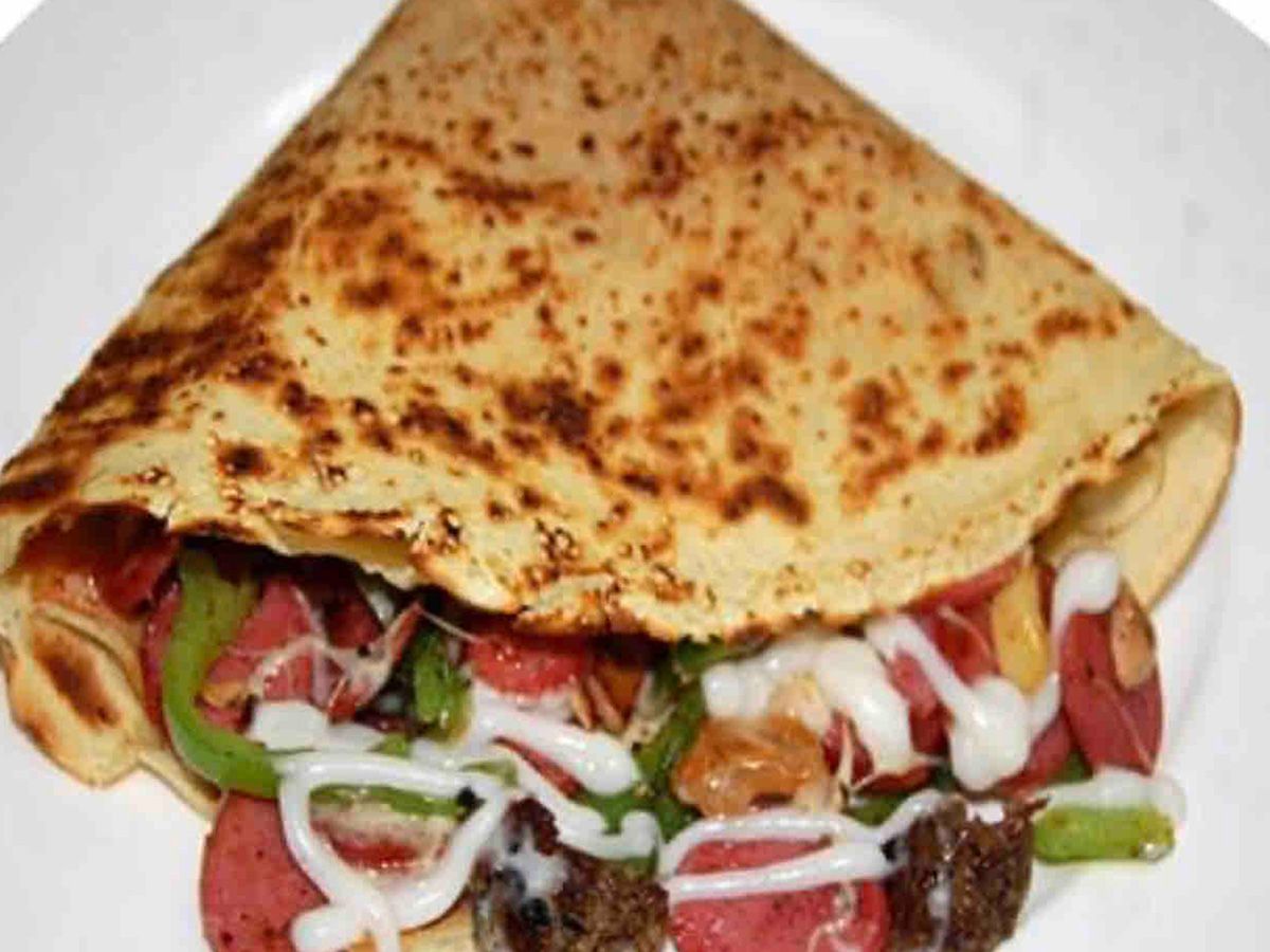 Hot Dog crepe