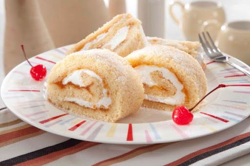 Apricot Swiss Roll