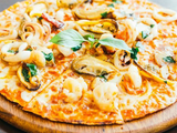Seafood Ranch Pizza