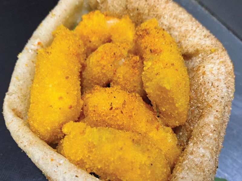 Baladi Bread Sea Food Sandwich