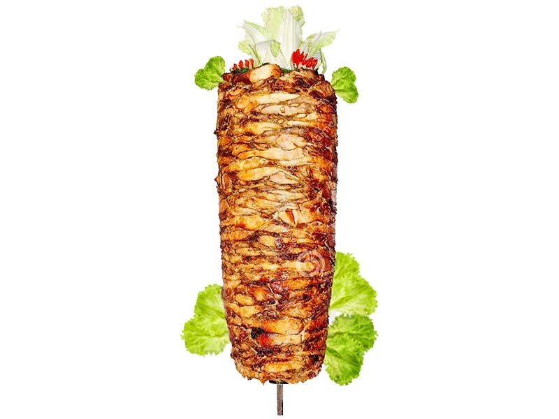 Charcoal Grilled Chicken Shawerma Skewer