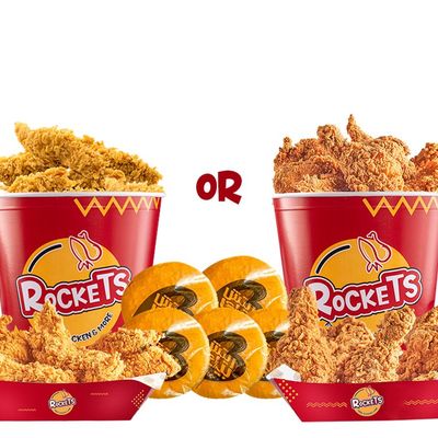 18 Pieces Of Chicken Or 25 Strips Family Meal