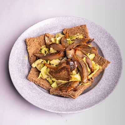 Greek Herring Caesar Dish
