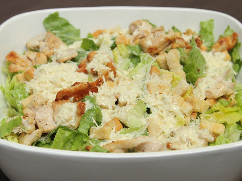 Chicken Caesar salad