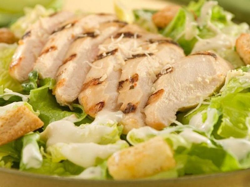 Smoked Turkey Caesar salad