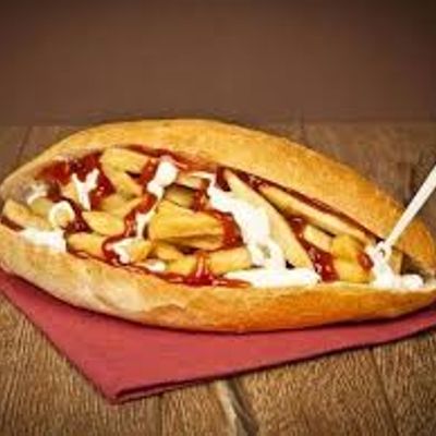 Mixed Potato and Cheese Sandwich