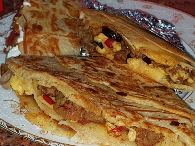 Meat Shawerma Crepe