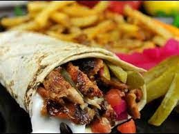 Shawerma With Cheese Sandwich
