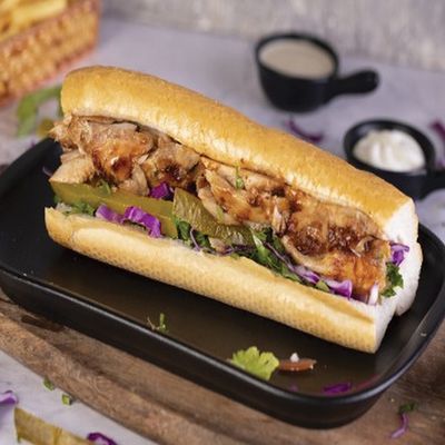 French Chicken Shawerma Sandwich