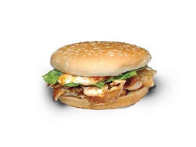 Chicken Shawerma Bun Sandwich