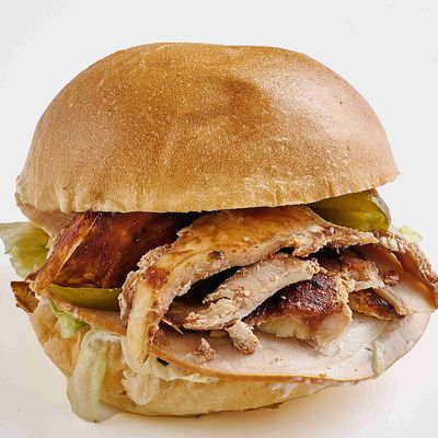 Chicken Shawarma Bun Sandwich