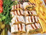 Double Arabic shawerma meal