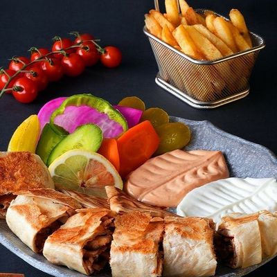 وجبة شاورما عربية دبل