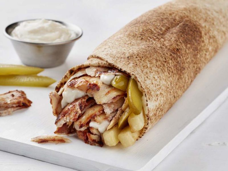 Double Arabian Chicken Shawerma Meal
