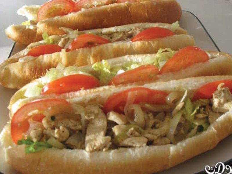 Grilled Chicken Shawarma Sandwich