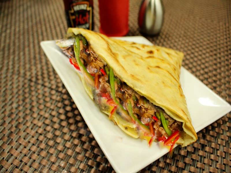 Chicken Shawerma Crepe