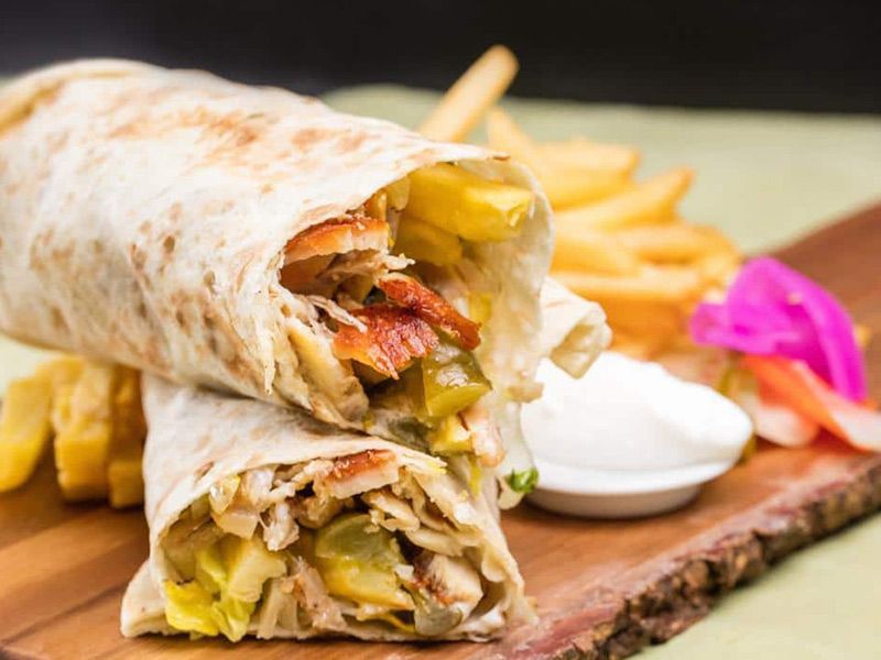 Syrian Chicken Shawarma Sandwich