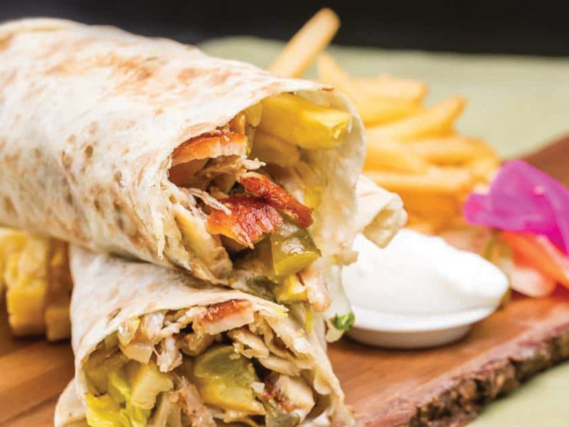 Syrian Chicken Shawerma Sandwich