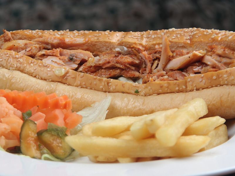French Chicken Shawarma Sandwich