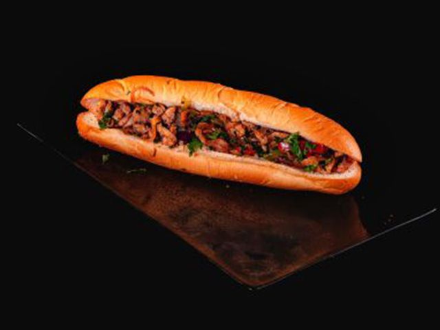 French Bread Chicken Shawarma