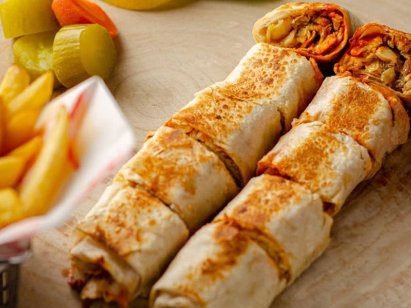 Mexican Chicken Shawerma Sandwich