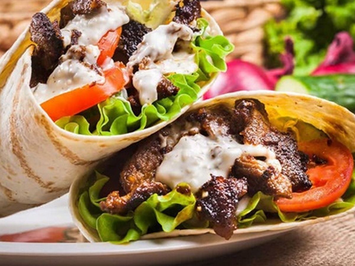Chicken Shawarma With Mozzarella Saj