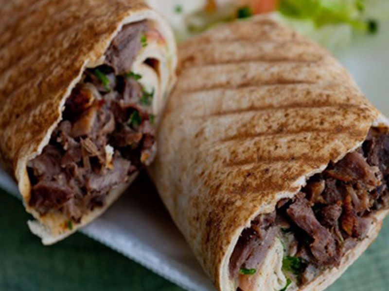 Meat Shawerma Sandwich