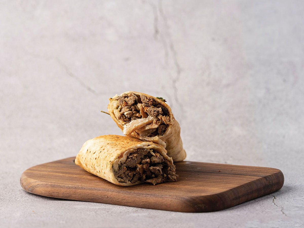 meat shawarma sandwich