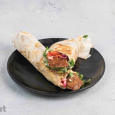 Meat Shawarma Saj Bread