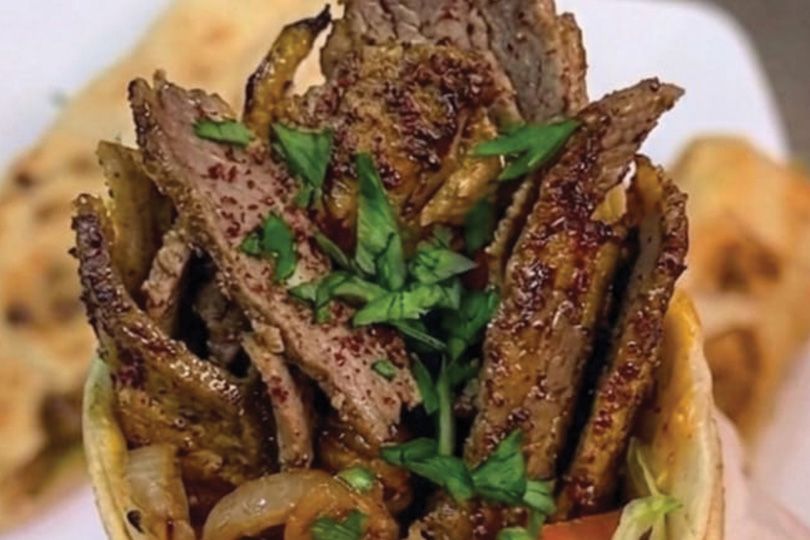 Beef Shawerma Sandwich Syrian