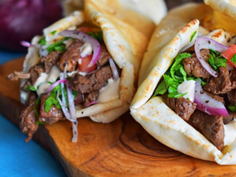 Meat Shawerma Sandwich