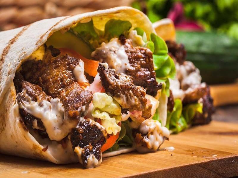 Meat Shawerma Sandwich