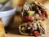 Meat shawarma syrian sandwich
