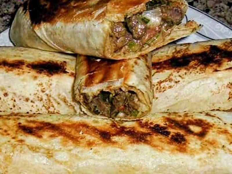 Meat Shawerma Syrian Sandwich