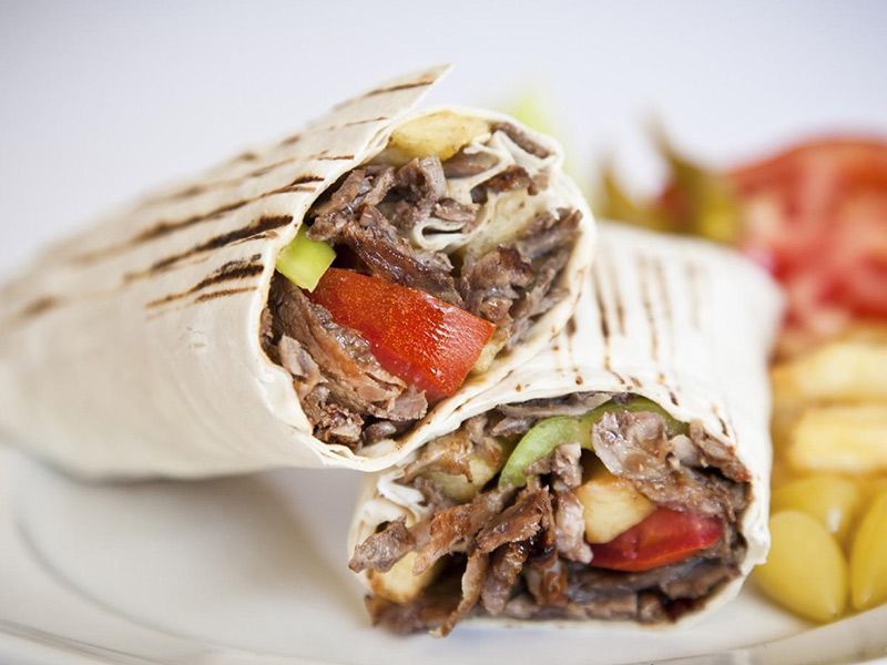 Syrian Beef Shawarma Sandwich