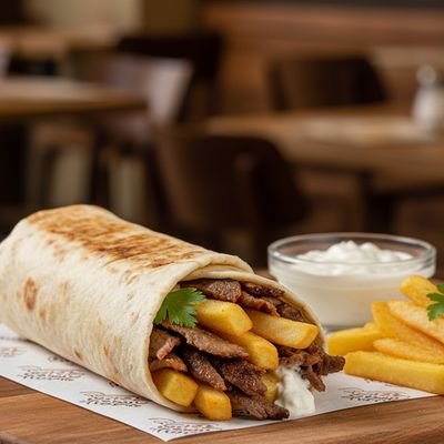 Saroukh Syrian Meat Shawarma Sandwich
