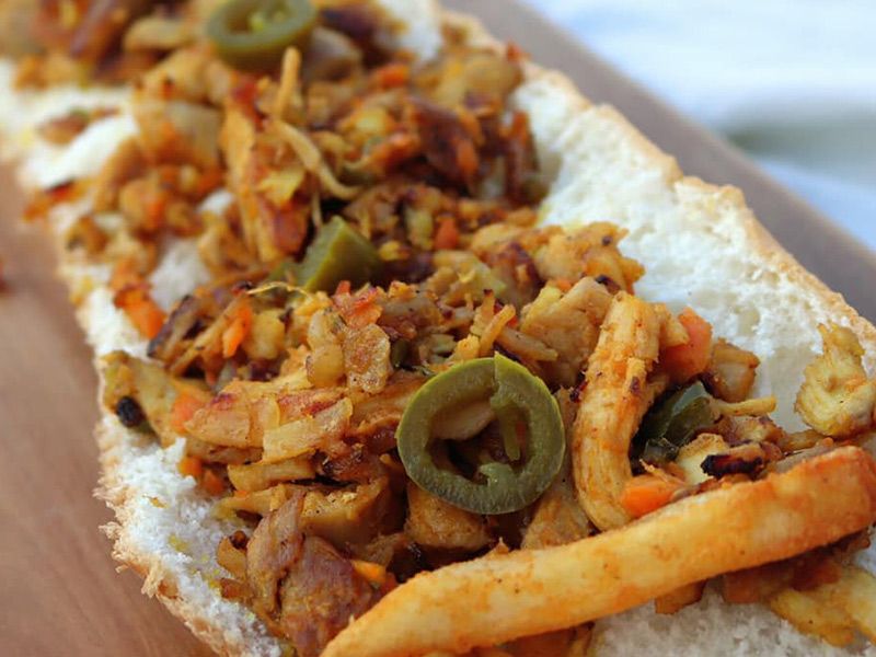 French Beef Shawarma Sandwich
