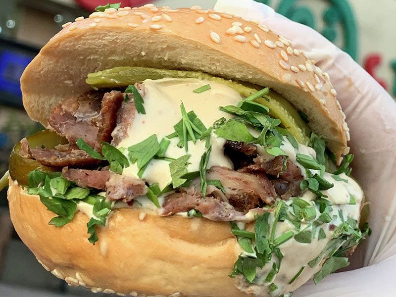 Meat Shawerma Sandwich
