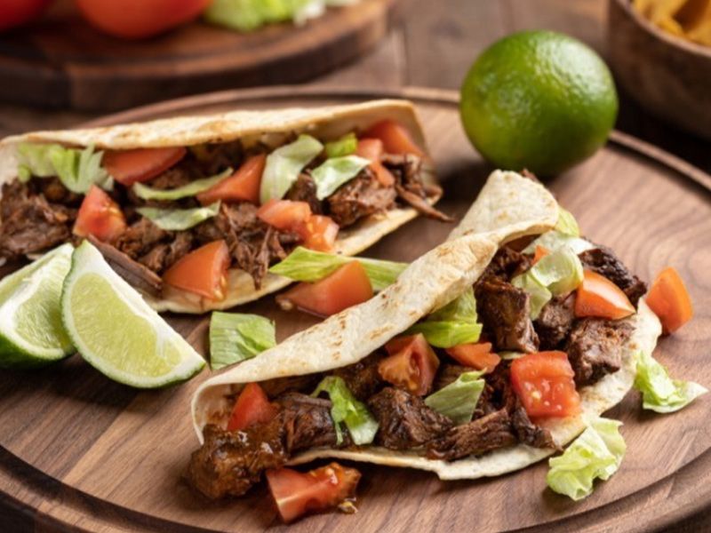 Mexican Meat Shawerma Sandwich