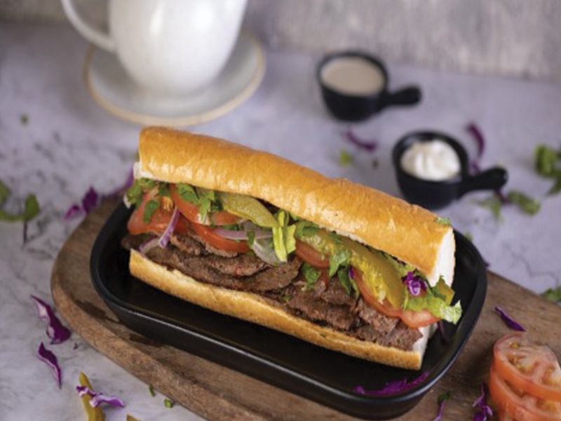 meat Shawerma French Bread Sandwich
