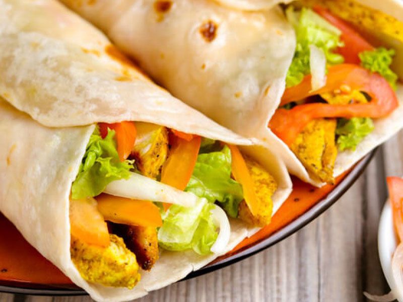 Syrian Chicken Shawerma Sandwich