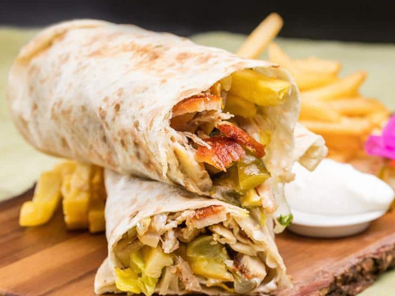 Syrian Chicken Shawerma Sandwich