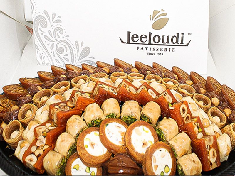 Oval Oriental Desserts Platter