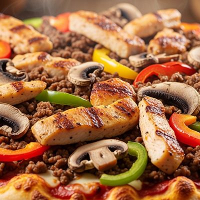 Supreme Oriental Pizza