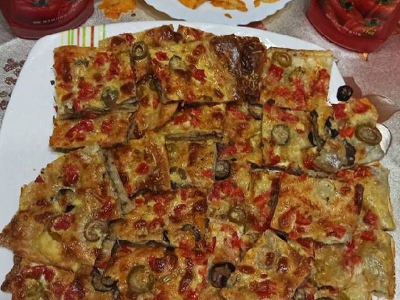 Beef Oriental Pizza